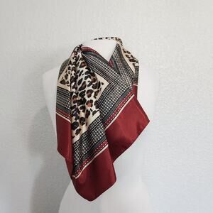 ⭐️5/$20 Rock N Rose Red Cheetah Pattern Scarf